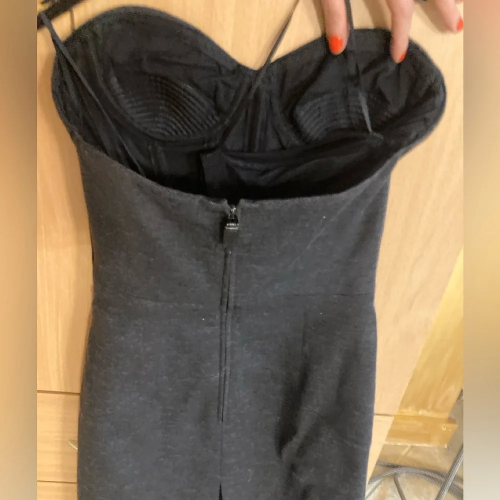 PRADA Sexy Strapless Wool Mini Dress - Picture 7 of 8